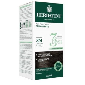 Herbatint Tintura Capelli Gel Permanente 3Dosi 3N Castano Scuro 300 ml Herbatint Tintura Capelli Gel Permanente 3Dosi 3N Castano Scuro 300 ml