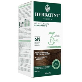 Herbatint Tintura Capelli Gel Permanente 3Dosi 6N Biondo Scuro 300 ml Herbatint Tintura Capelli Gel Permanente 3Dosi 6N Biondo Scuro 300 ml