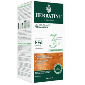 Herbatint Tintura Capelli Gel Permanente 3Dosi FF6 Orange 300 ml Herbatint Tintura Capelli Gel Permanente 3Dosi FF6 Orange 300 ml