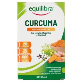 Equilibra Curcuma Integratore Antiossidante 20 Compresse Equilibra Curcuma Integratore Antiossidante 20 Compresse