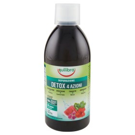 Equilibra Detox 4 Azioni Integratore Benessere dell'Organismo 500 ml Equilibra Detox 4 Azioni Integratore Benessere dell'Organismo 500 ml
