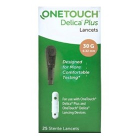 Onetouch Delica Plus Lancette Sterili per Pungidito 25 pezzi Onetouch Delica Plus Lancette Sterili per Pungidito 25 pezzi