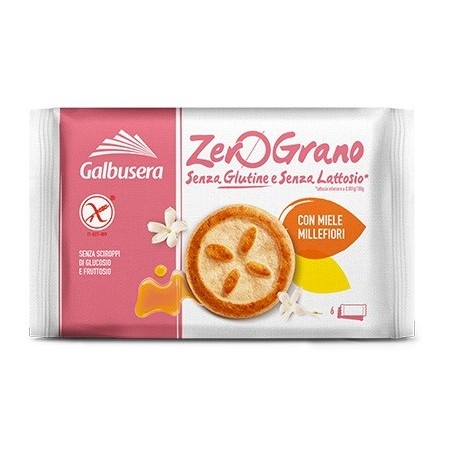 Galbusera ZeroGrano Frollini Con Miele Millefiori Senza Glutine 260 g
