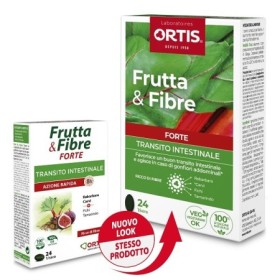 Frutta e Fibre Forte Integratore Per Il Transito Intestinale Pigro Occasionale 24 Compresse Frutta e Fibre Forte Integratore Per Il Transito Intestinale Pigro Occasionale 24 Compresse