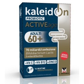 Kaleidon Probiotic ActiveAge Integratore Fermenti Lattici Vivi 14 Bustine Orosolubili Kaleidon Probiotic ActiveAge Integratore Fermenti Lattici Vivi 14 Bustine Orosolubili