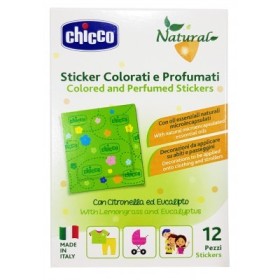 Chicco Natural Sticker Colorati e Profumati Alla Citronella Ed Eucalipto Antizanzare Bambini 12 Pezz Chicco Natural Sticker Colorati e Profumati Alla Citronella Ed Eucalipto Antizanzare Bambini 12 Pezz