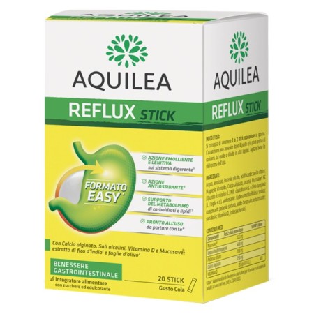 Aquilea Reflux Integratore Benessere Gastrico Stick 20 Stick