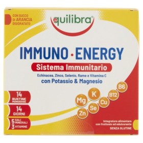 Equilibra Immuno Energy Potassio & Magnesio Integratore Difese Immunitarie 14 Bustine Equilibra Immuno Energy Potassio & Magnesio Integratore Difese Immunitarie 14 Bustine