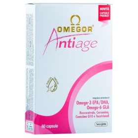 Omegor Antiage Integratore Antiossidante Antietà 30 Perle Omegor Antiage Integratore Antiossidante Antietà 30 Perle