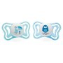 Chicco Succhietto Light Boy Silicone 2-6 mesi 2 Pezzi