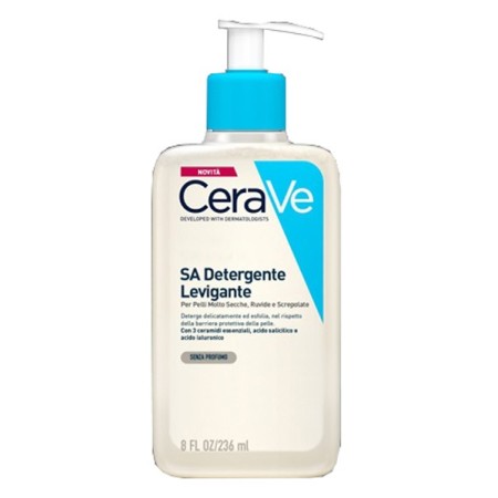 CeraVe SA Detergente Levigante Per Pelle Molto Secca, Ruvida e Screpolata 236 ml