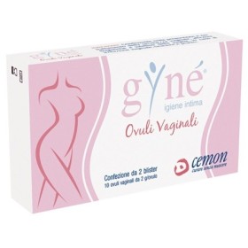 Gynè 10 Ovuli Vaginali Per Igiene Intima 10 g Gynè 10 Ovuli Vaginali Per Igiene Intima 10 g