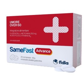 Samefast Advance Integratore per il Tono dell' Umore 20 Compresse Orosolubili Samefast Advance Integratore per il Tono dell' Umore 20 Compresse Orosolubili
