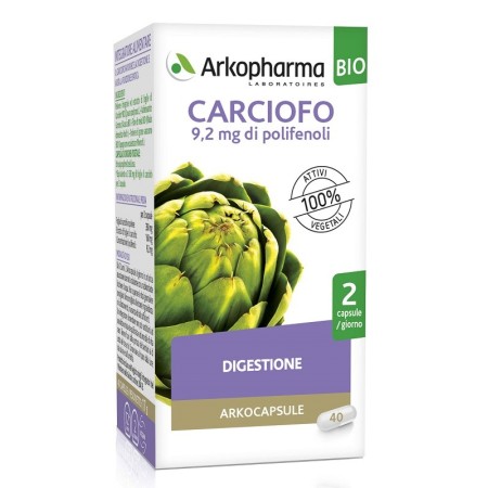 Arkocapsule Carciofo Bio Integratore Digestivo 40 Capsule