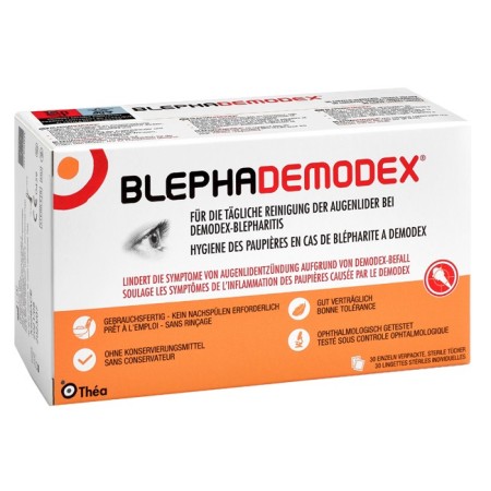 Thea Farma Blephademodex Garze per Palpebre 30 Pezzi