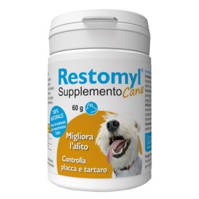 Restomyl supplemento Integratore Veterinario Alitosi Cane 60 g Restomyl supplemento Integratore Veterinario Alitosi Cane 60 g