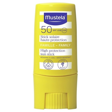 Mustela Stick Solare Protezione Per Tutta La Famiglia Molto Alta SPF 50  10 ml