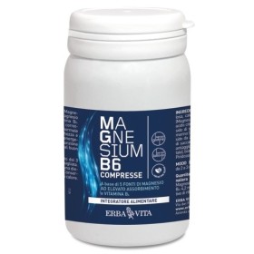 Erba Vita Magnesium B6 Integratore Magnesio e Vitamina B 60 Capsule Erba Vita Magnesium B6 Integratore Magnesio e Vitamina B 60 Capsule