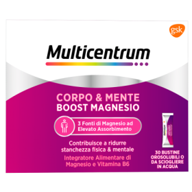 Multicentrum My Mag Integratore di Magnesio 30 Bustine Orosolubili Multicentrum My Mag Integratore di Magnesio 30 Bustine Orosolubili