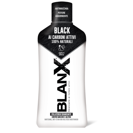 BlanX Classic Collutorio Black ai Carboni Attivi Sbiancante Denti 500 ml