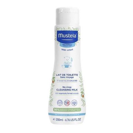 Mustela Latte di Toilette Detersione Neonati Pelle Secca 200 ml