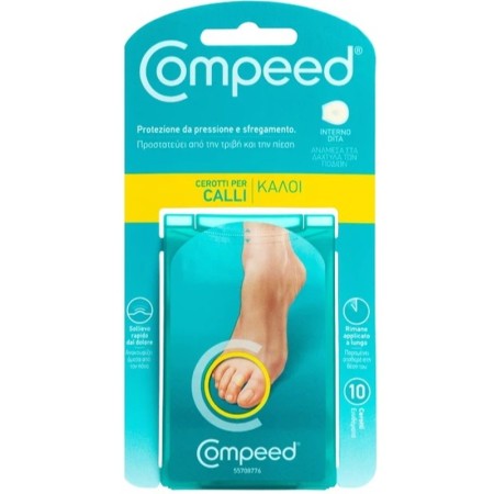 Compeed Cerotti per Calli Interno Dita 10 Pezzi