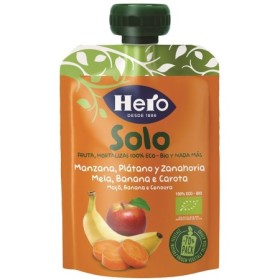 Hero Solo Frutta Frullata 100% Bio Mela Banana E Carota 100 g Hero Solo Frutta Frullata 100% Bio Mela Banana E Carota 100 g