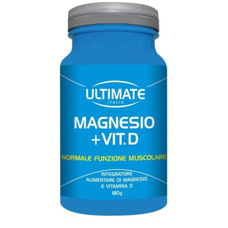 Ultimate Magnesio   Vit D Integratore 180 g