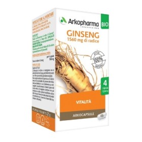 Arkocapsule Ginseng Bio Integratore Tonico 45 Capsule Arkocapsule Ginseng Bio Integratore Tonico 45 Capsule