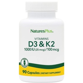 Natures Plus Vitamins D3 & K2 Integratore Sistema Immunitario 90 Compresse Natures Plus Vitamins D3 & K2 Integratore Sistema Immunitario 90 Compresse