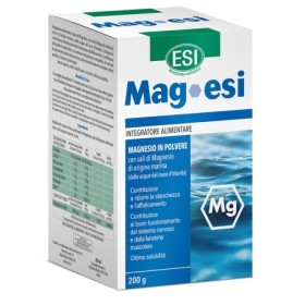 Mag-Esi Integratore di Magnesio in Polvere Per Stanchezza ed Affaticamento Barattolo da 200 g Mag-Esi Integratore di Magnesio in Polvere Per Stanchezza ed Affaticamento Barattolo da 200 g