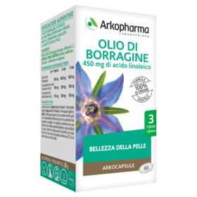 Arkocapsule Olio di Borragine Bio Integratore per la Pelle 60 Capsule Arkocapsule Olio di Borragine Bio Integratore per la Pelle 60 Capsule
