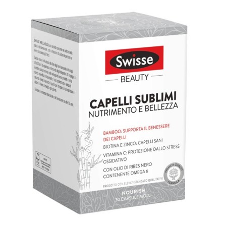 Swisse Beauty Capelli Sublimi Integratore di Vitamine e Minerali 30 Capsule