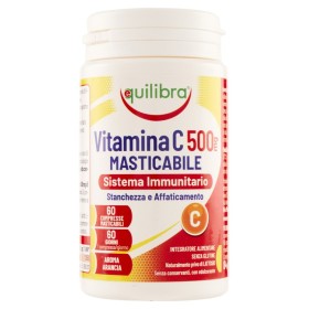 Equilibra Vitamina C 500 Integratore Sistema Immunitario 60 Compresse Masticabili Equilibra Vitamina C 500 Integratore Sistema Immunitario 60 Compresse Masticabili