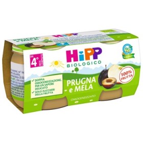 Hipp Bio Omogeneizzato Prugna e Mela 2x80 g Hipp Bio Omogeneizzato Prugna e Mela 2x80 g