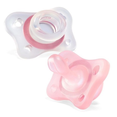 Chicco Gommottino PhysioForma Rosa Silicone 2-6 mesi 2 pezzi