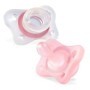 Chicco Gommottino PhysioForma Rosa Silicone 2-6 mesi 2 pezzi