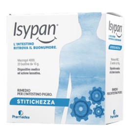 Isypan Stitichezza Macrogol 4000 Rimedio Per l'Intestino Pigro 20 Bustine Isypan Stitichezza Macrogol 4000 Rimedio Per l'Intestino Pigro 20 Bustine