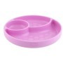 Chicco Piatto Silicone a Scomparti Con Ventosa Rosa 1 Pezzo
