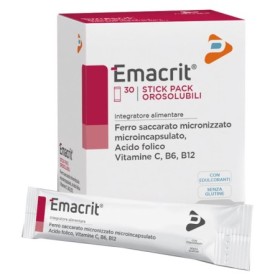 Emacrit Integratore Ferro 30 Stick Orosolubili Emacrit Integratore Ferro 30 Stick Orosolubili