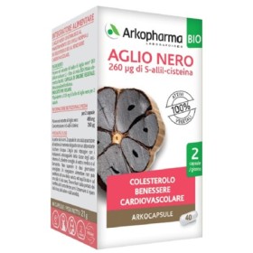 Arkocapsule Aglio Nero Bio Integratore Controlllo del Colesterolo 40 Capsule Arkocapsule Aglio Nero Bio Integratore Controlllo del Colesterolo 40 Capsule