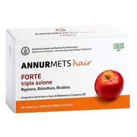 Annurmets Hair Forte Tripla Azione Integratore per Capelli 60 Compresse Annurmets Hair Forte Tripla Azione Integratore per Capelli 60 Compresse