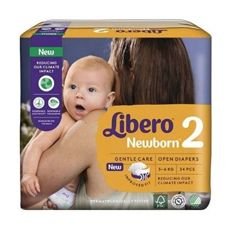 LIBERO NEWBORN 2 3-6 KG 34PZ