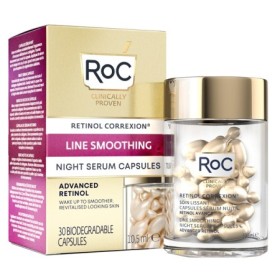 RoC Retinol Correxion Line Smoothing Siero Notte 30 Capsule RoC Retinol Correxion Line Smoothing Siero Notte 30 Capsule