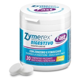 Zymerex Fast Integratore per la Digestione 30 Compresse Masticabili Zymerex Fast Integratore per la Digestione 30 Compresse Masticabili