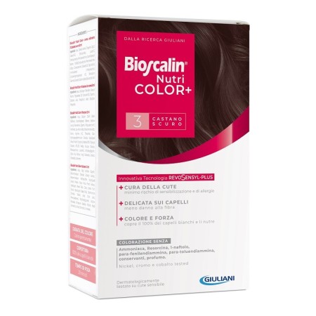 Bioscalin Nutri Color Plus 3 Castano Scuro Trattamento Colorante