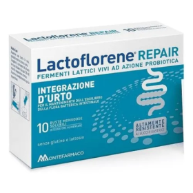 Lactoflorene Repair Integratore di Fermenti Lattici 10 bustine Lactoflorene Repair Integratore di Fermenti Lattici 10 bustine
