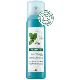 Klorane Shampoo Secco alla Menta Acquatica Bio Anti-inquinamento e Detox 150 ml Klorane Shampoo Secco alla Menta Acquatica Bio Anti-inquinamento e Detox 150 ml