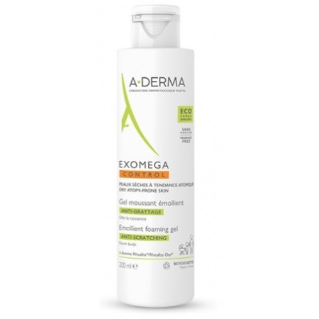 A-Derma Exomega Control Gel Detergente Emolliente Per Pelle