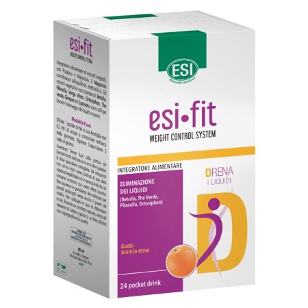 Esi Fit  Drena Liquidi Integratore Drenante 24 Pocket Drink